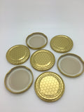 314ml Orcio Jars with 63mm Gold Honeycomb lids