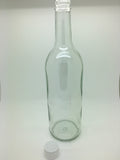 750ml Mineral Bottle with 28mm White duet cap
