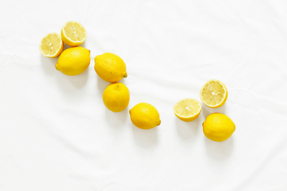 A row of lemons