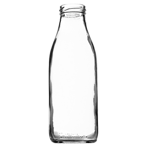 500ml Vintage Glass Juice Bottles / Milk Bottles With 43mm Twist-Off Lids