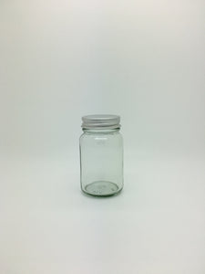 2oz / 60ml Round Wedding Favour Jar with 38mm aluminium or white screw lid