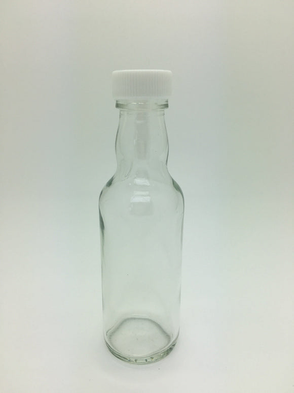 50ml Mini Spirit Bottle with 20mm R3 White or Black Cap